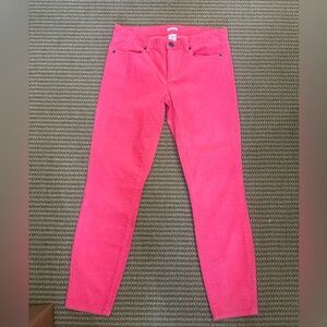 J. Crew Pink Corduroy Pants